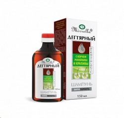 Шампунь Mirrolla дегтярный репейник крапива 150 мл