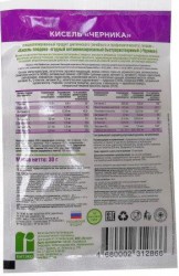 Кисель, FitEffectum (ФитЭффектум) 30 г 1 шт витаминизированный черника без сахара саше
