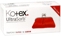 Тампоны Kotex ультра сорб супер 16 шт.